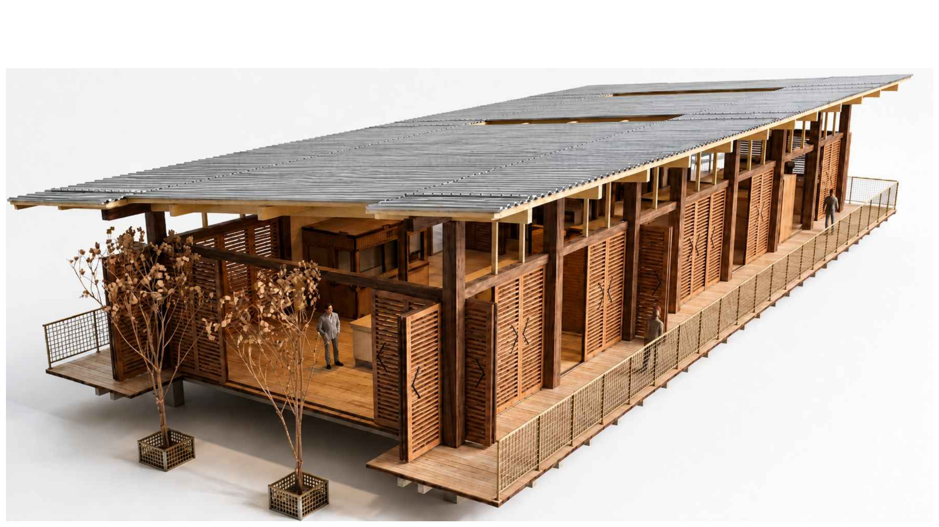Maqueta del edificio nuevo